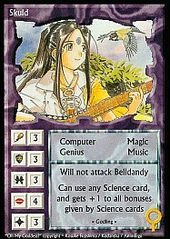 My homemade "Skuld" card, shrunken