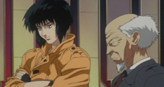 Ghost in the Shell: Major Kusanagi and Chief Aramaki